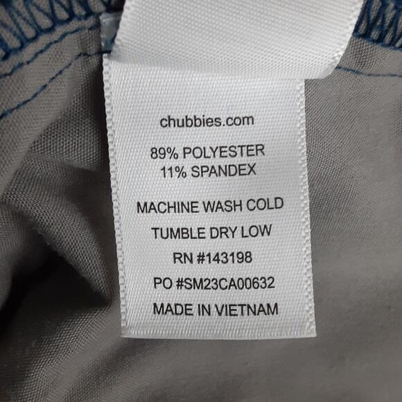 Chubbies Regular Fit Performance Shorts 6” Navy Blue Mens XL Athleisure Gym - Picture 6 of 9